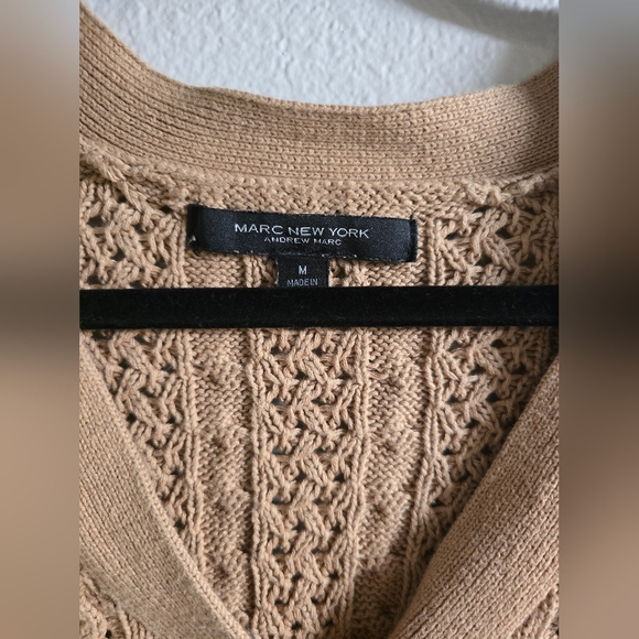Andrew Marc Crop Cable Knit - Picture 5 of 7